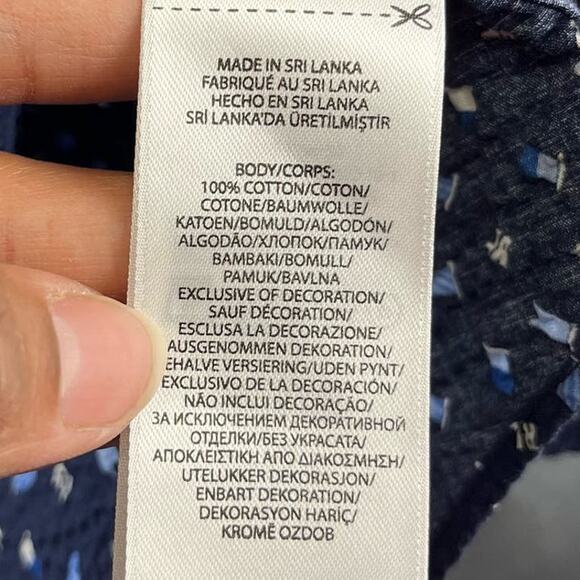 Polo Ralph Lauren Seersucker Casual Button-Down Shirt All Over Print Flags Large - Picture 5 of 12